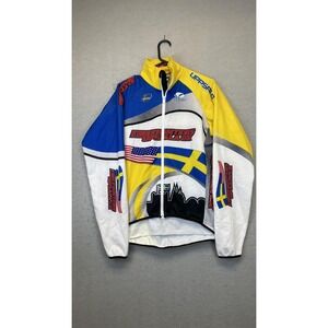 Voler Firefighters Uppsala CK Cycling Thermal Jacket Medium Full Zip Made in USA